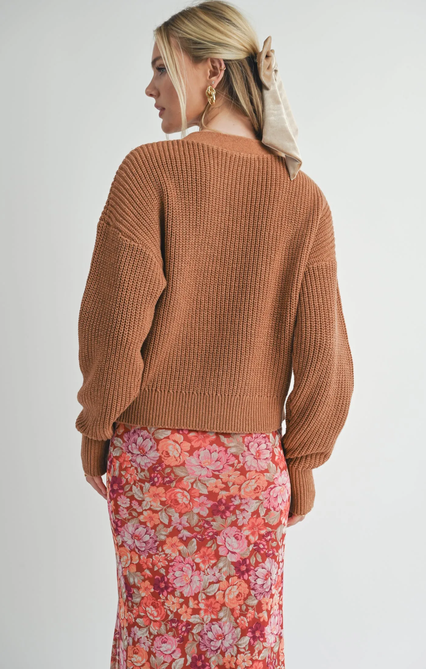 Riley Buttoned Cardi