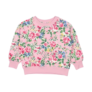 ROCK YOUR KID PINK GARDEN SWEATSHIRT