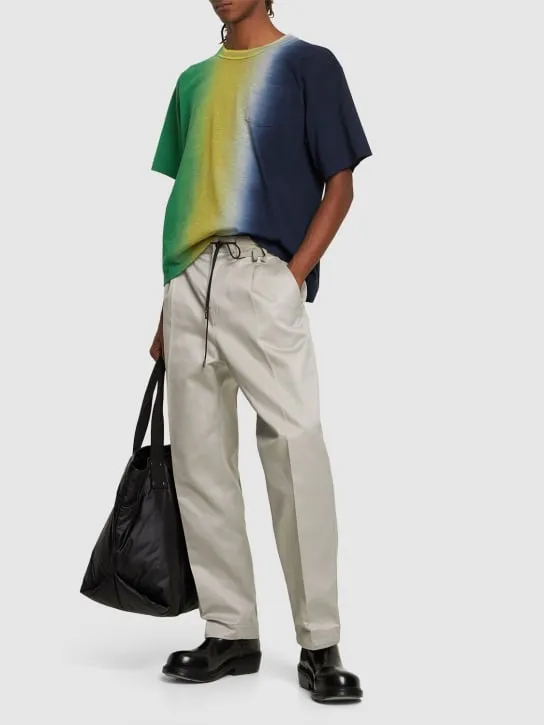 Sacai   Tie dye cotton jersey t-shirt 