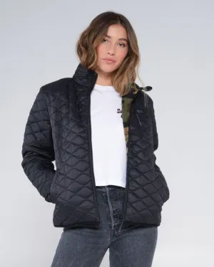 Salty Crew Gale Wind Black Puffer