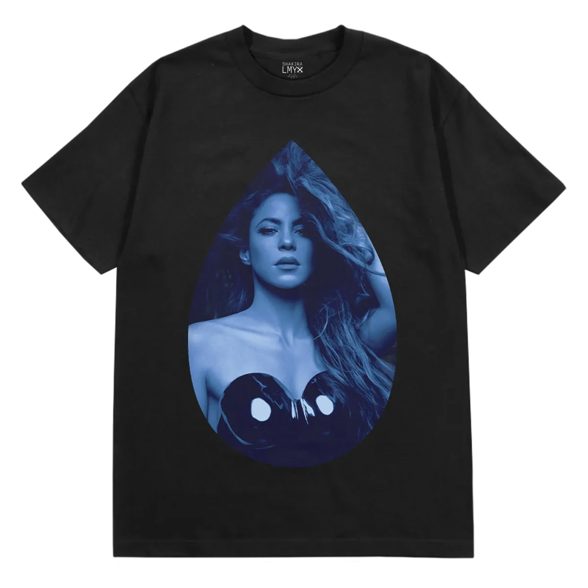 Sapphire Teardrop T-shirt - Black
