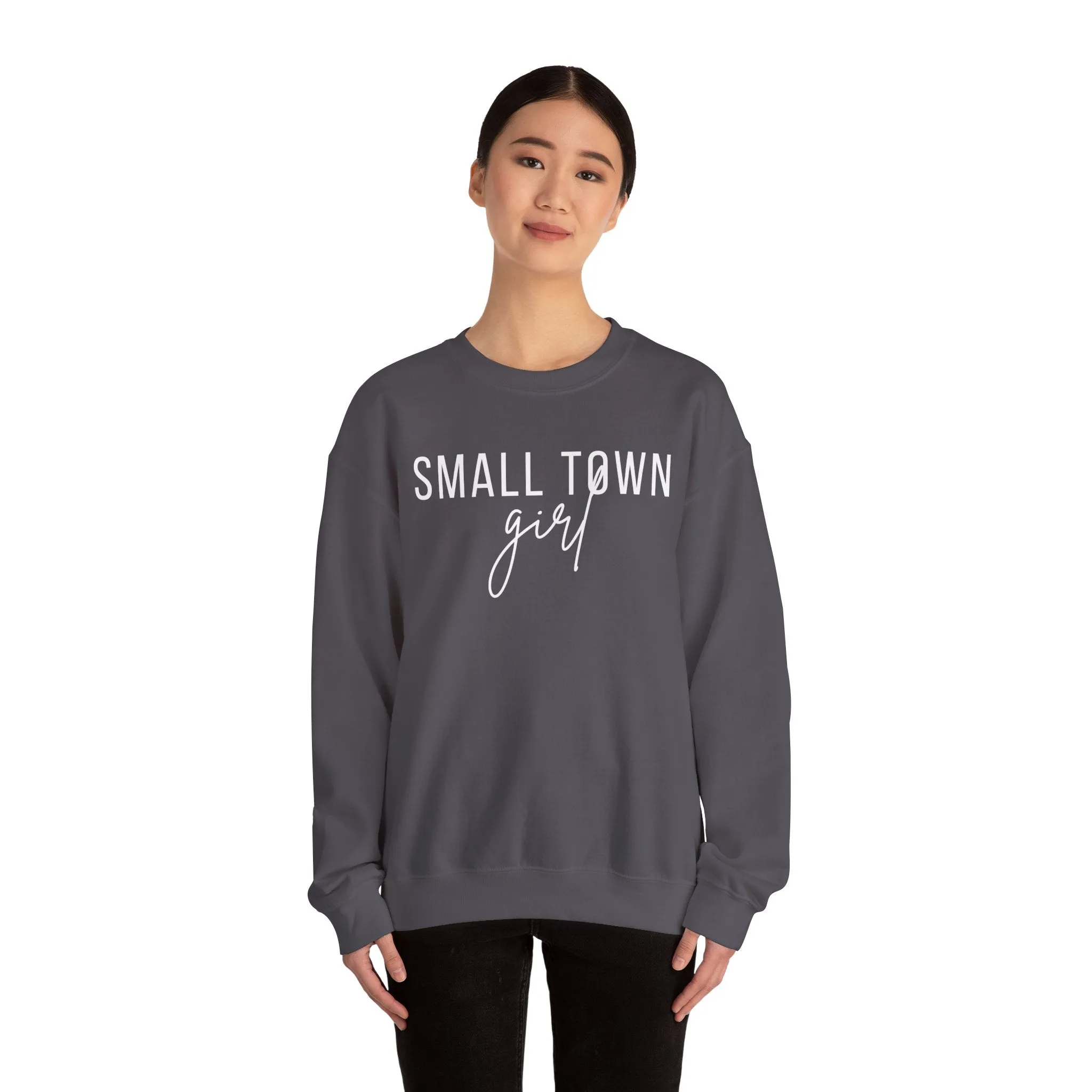 Small Town Girl Womens Crewneck Sweatshirt- Multiple Colors Available