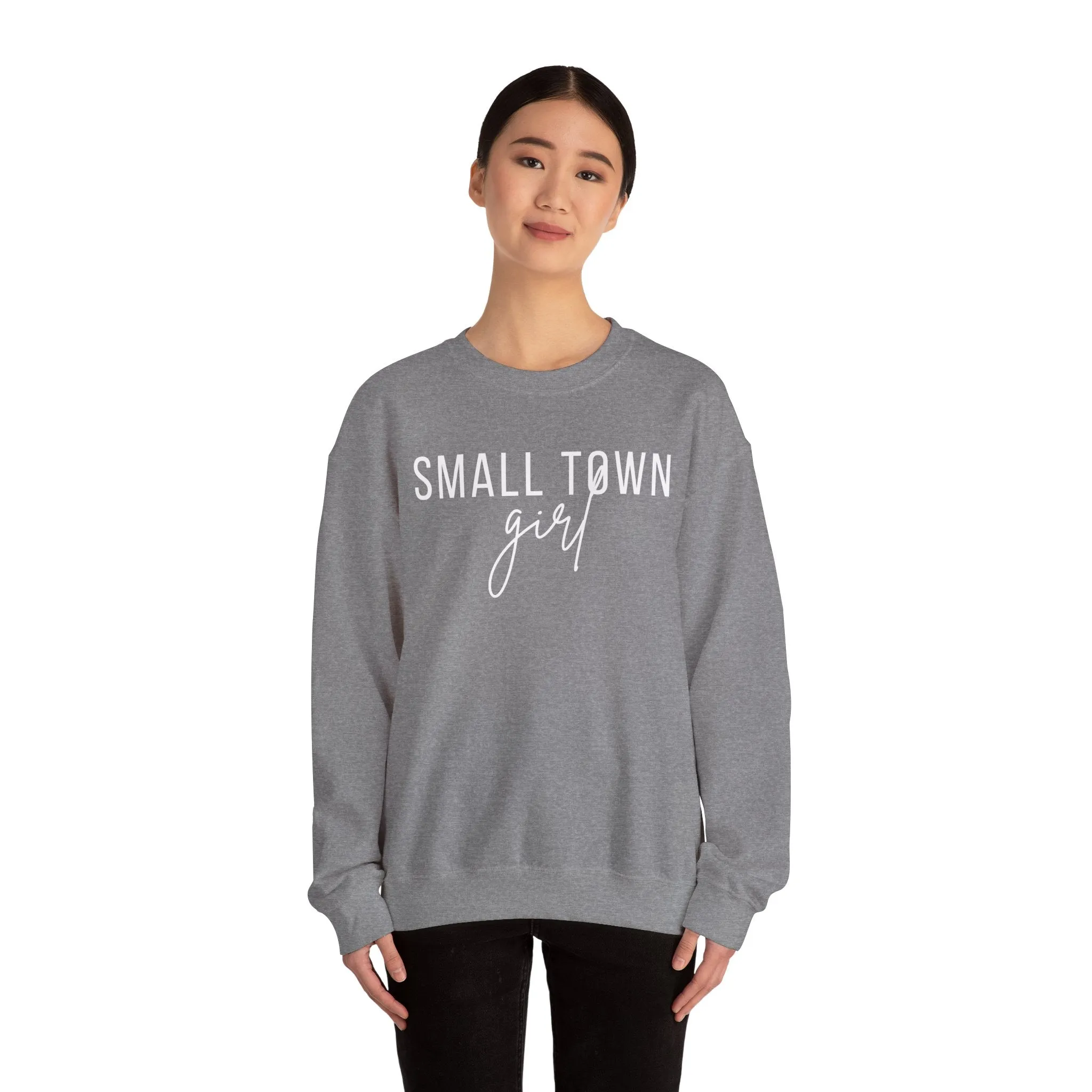 Small Town Girl Womens Crewneck Sweatshirt- Multiple Colors Available