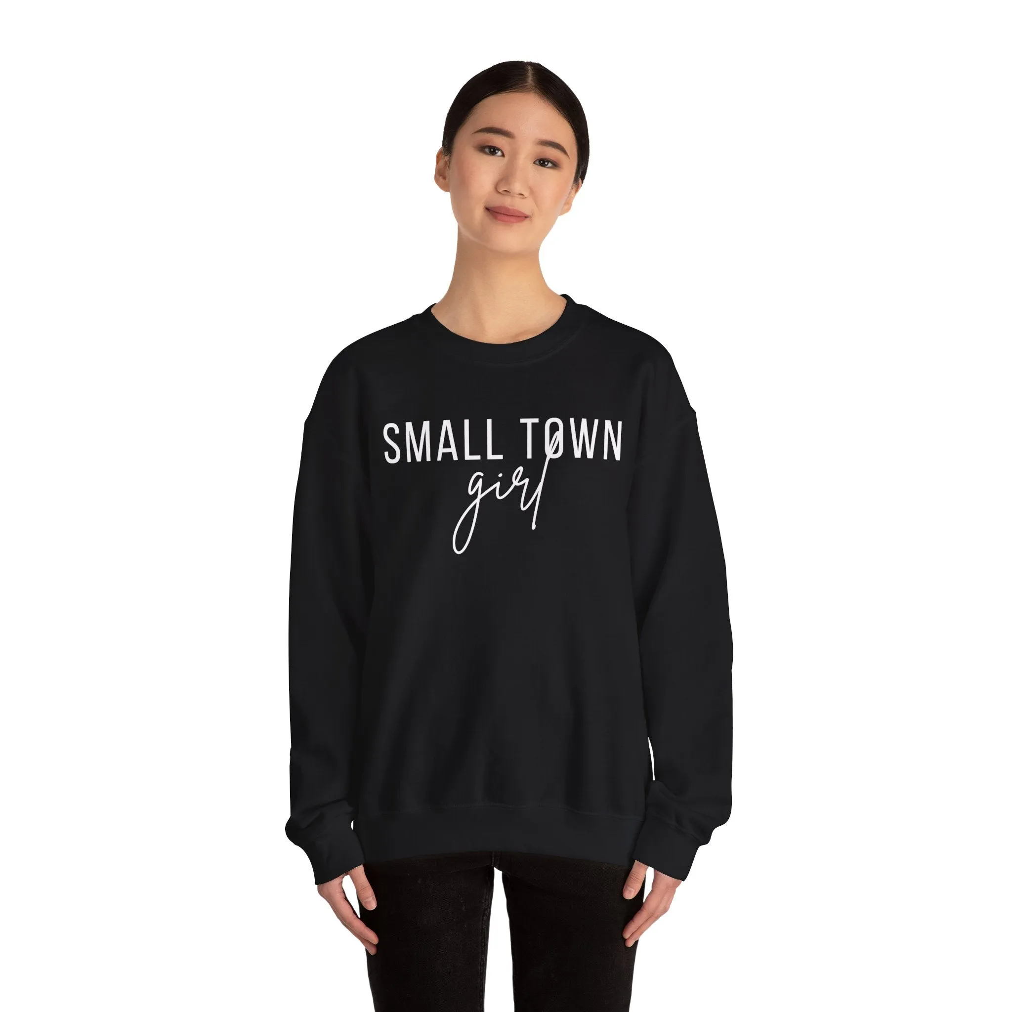 Small Town Girl Womens Crewneck Sweatshirt- Multiple Colors Available