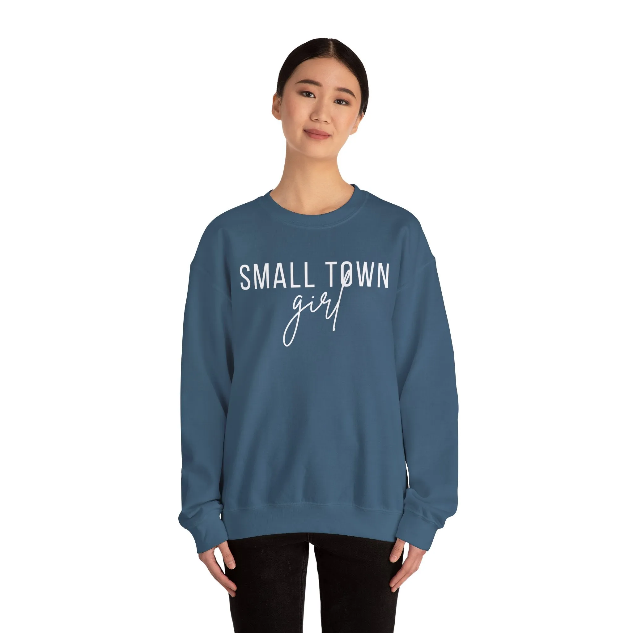 Small Town Girl Womens Crewneck Sweatshirt- Multiple Colors Available