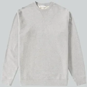 Sunspel Loopback Sweatshirt Grey Melange