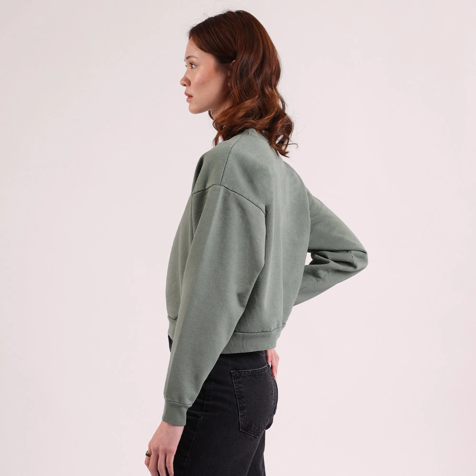 The Nolita Crop Crewneck