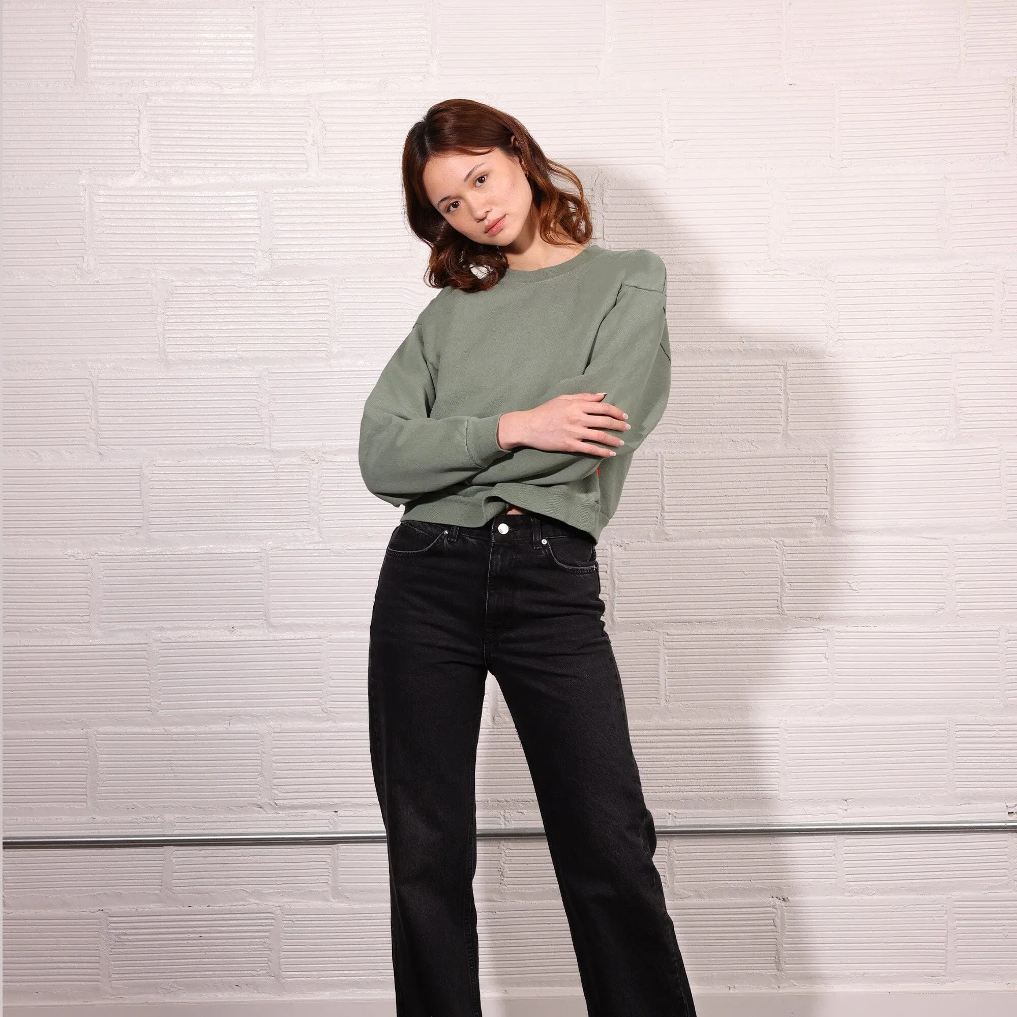 The Nolita Crop Crewneck