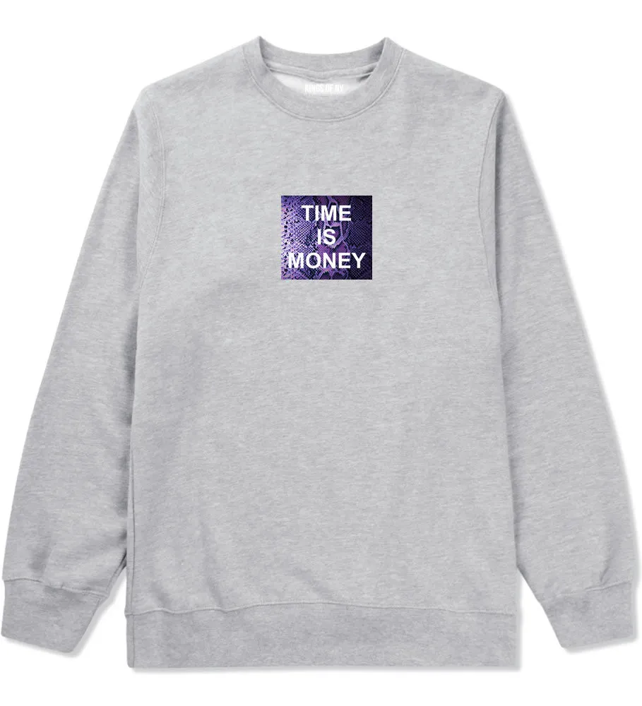 Time Is Money Snakesin Print Crewneck Sweatshirt