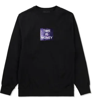 Time Is Money Snakesin Print Crewneck Sweatshirt