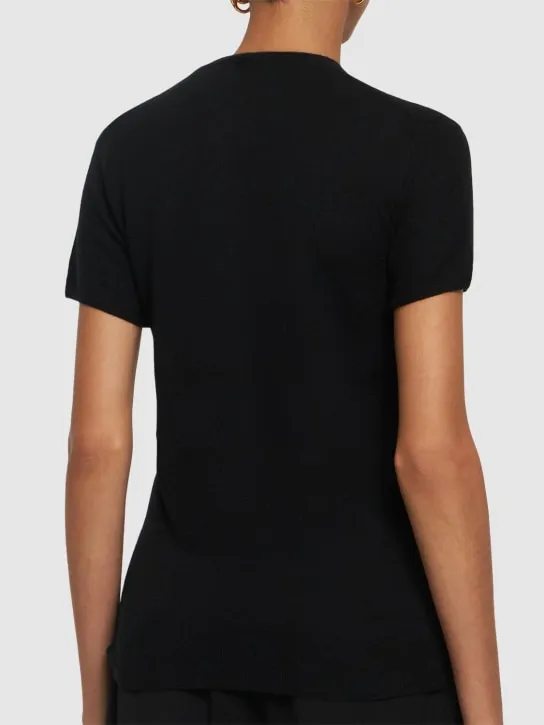 Tom Ford   Cashmere &amp; silk knit short sleeve top 