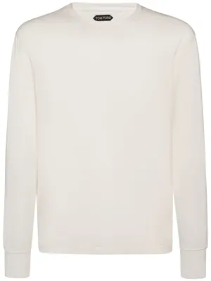 Tom Ford   Lyocell &amp; cotton crewneck t-shirt 