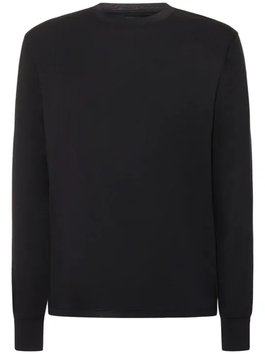Tom Ford   Lyocell &amp; cotton crewneck t-shirt 