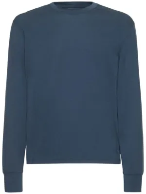 Tom Ford   Lyocell &amp; cotton l/s crewneck t-shirt 