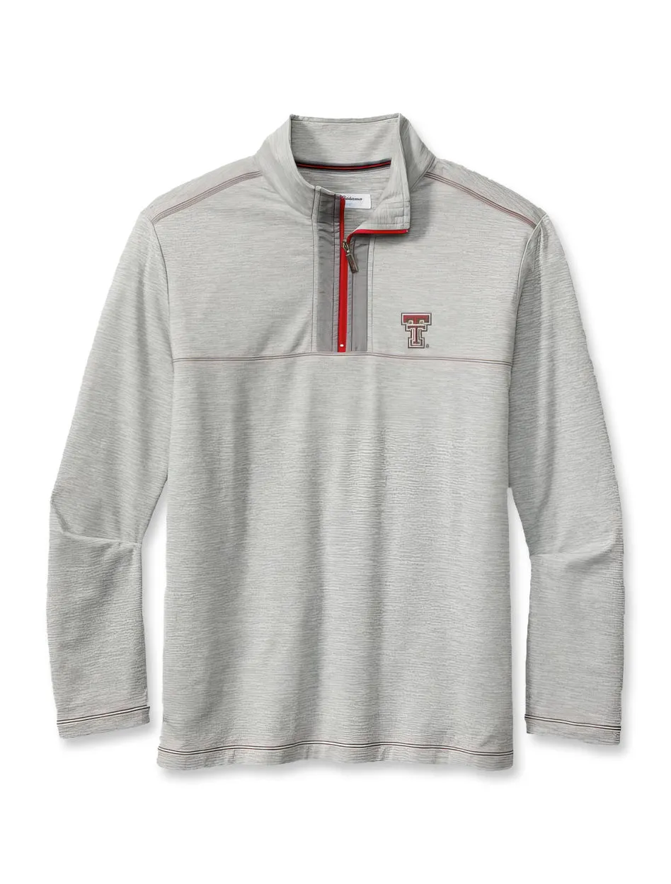 Tommy Bahama Texas Tech Sport High Score Half Zip Sweatshirt