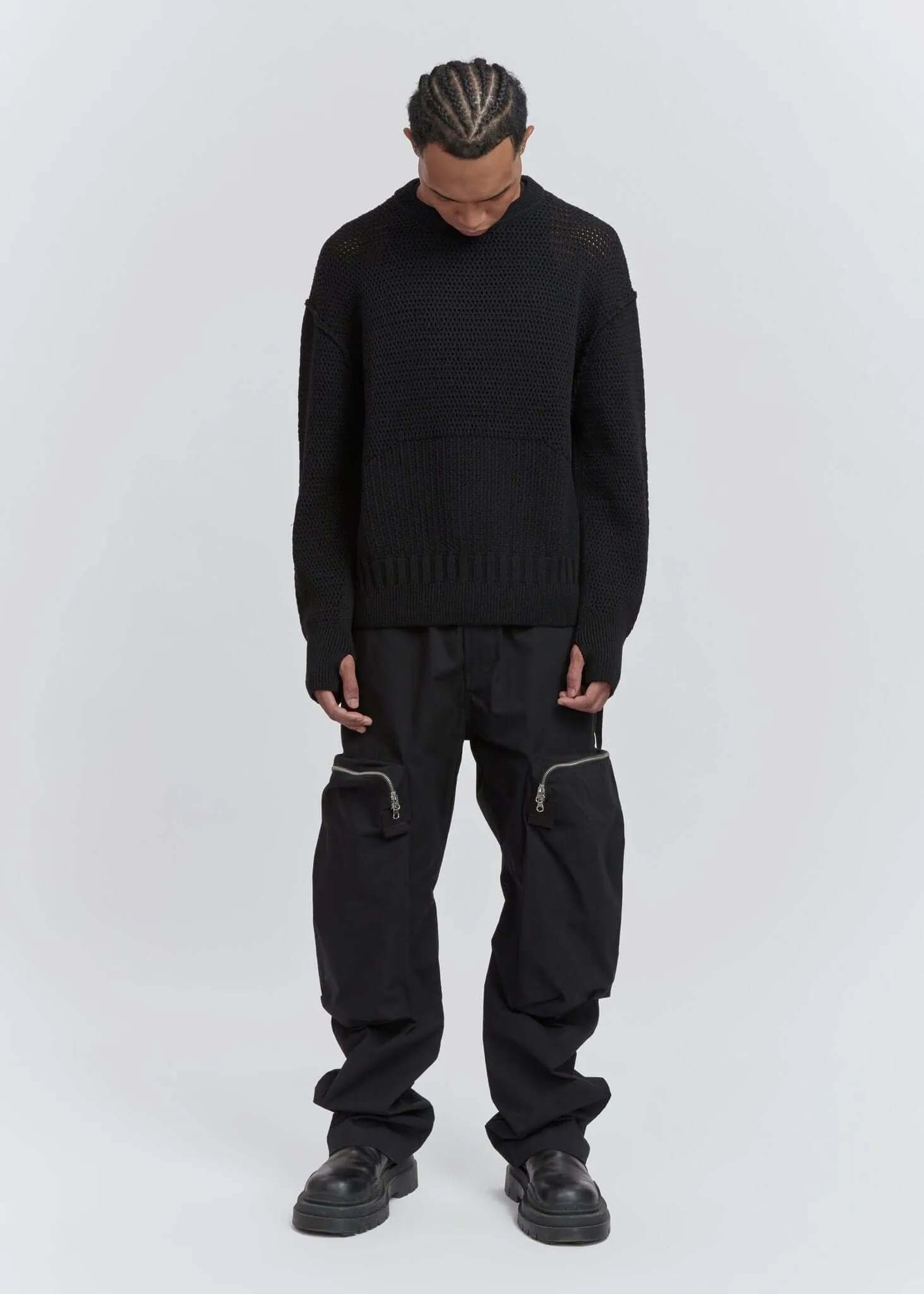 Translucent Weaving Crewnecks