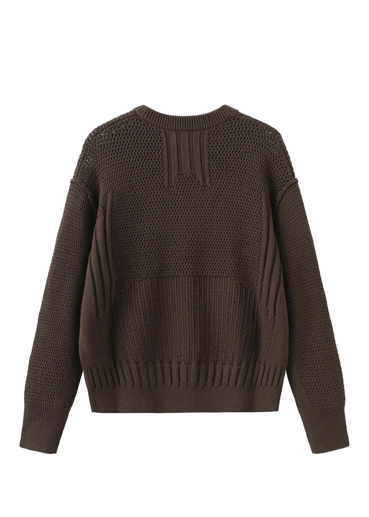 Translucent Weaving Crewnecks