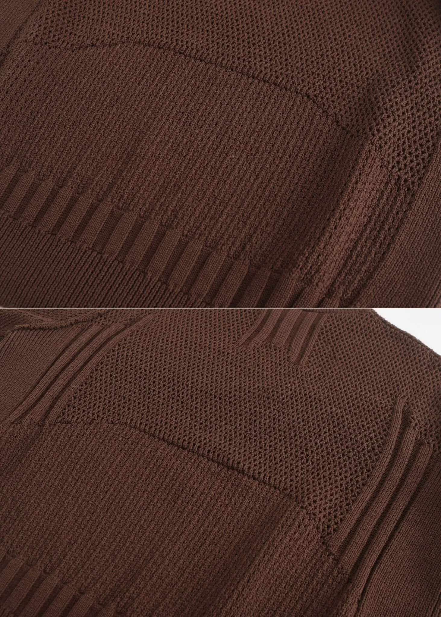 Translucent Weaving Crewnecks