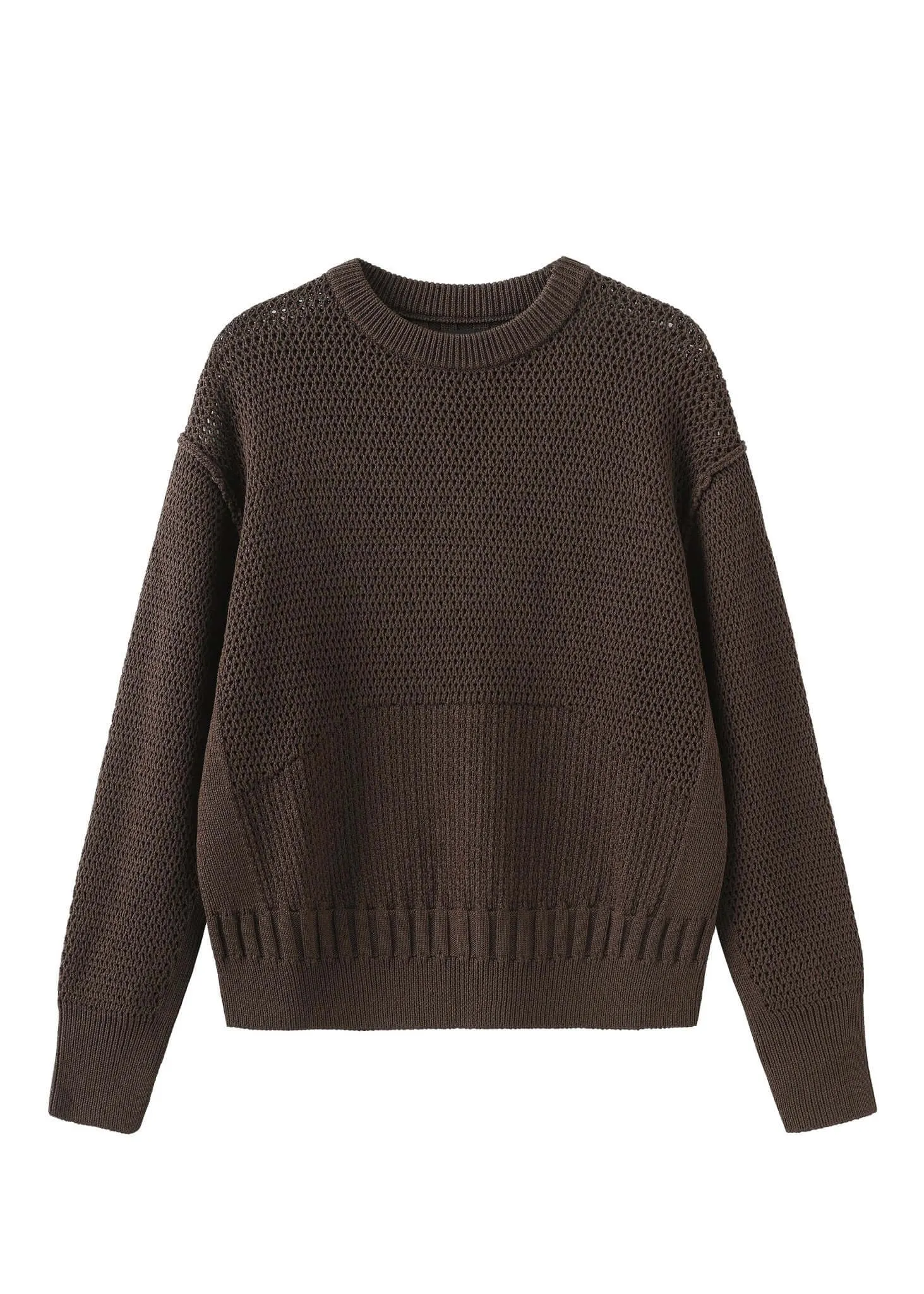 Translucent Weaving Crewnecks