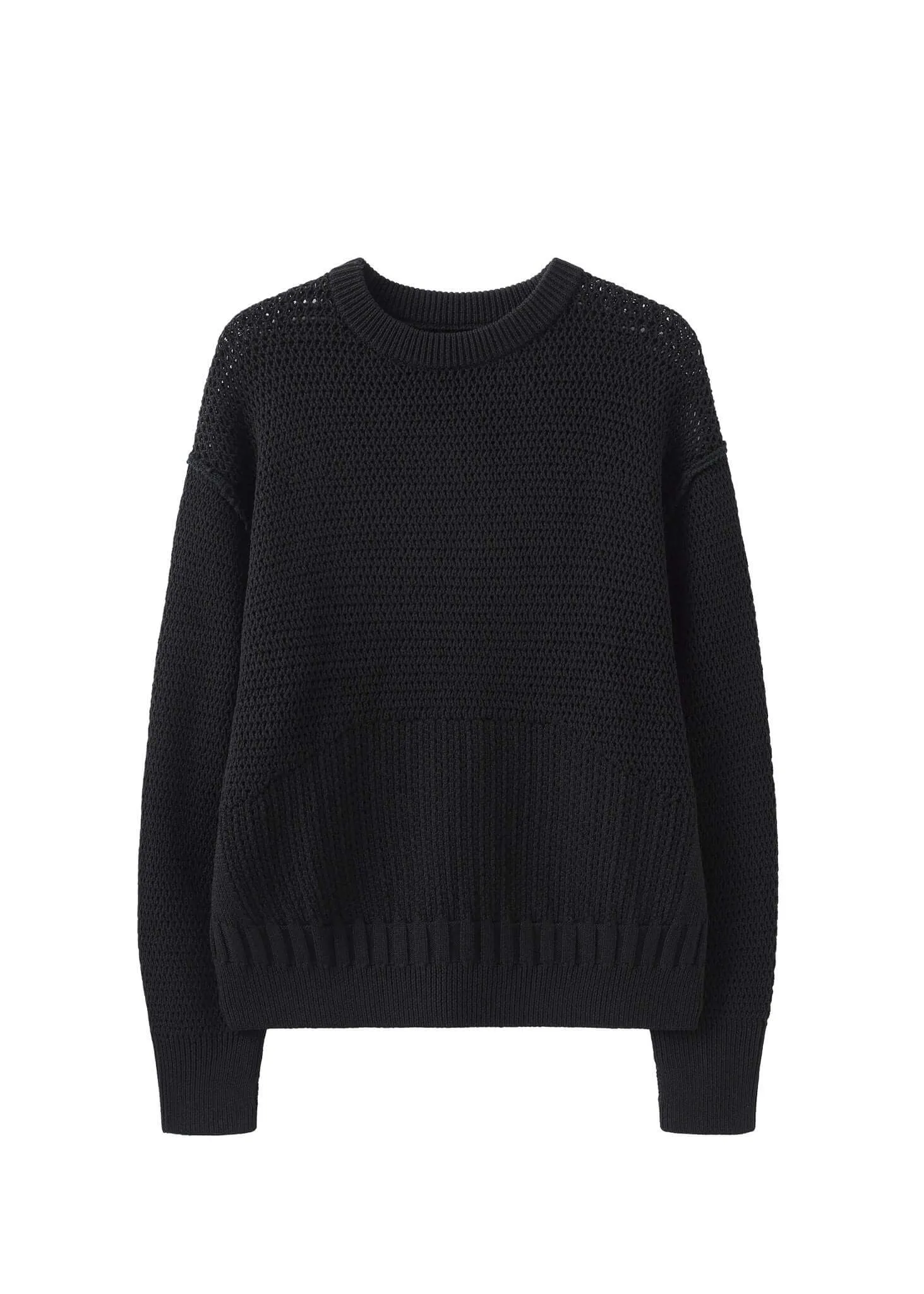 Translucent Weaving Crewnecks