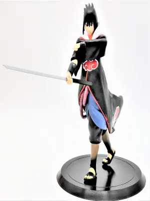 Uchiha Sasuke Collectible Action Figure (Comes with Adhesive Glue!)