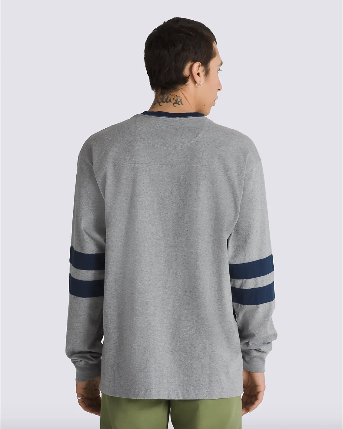 Vans Sanders Varsity LS Knit - Pewter/Dress Blue