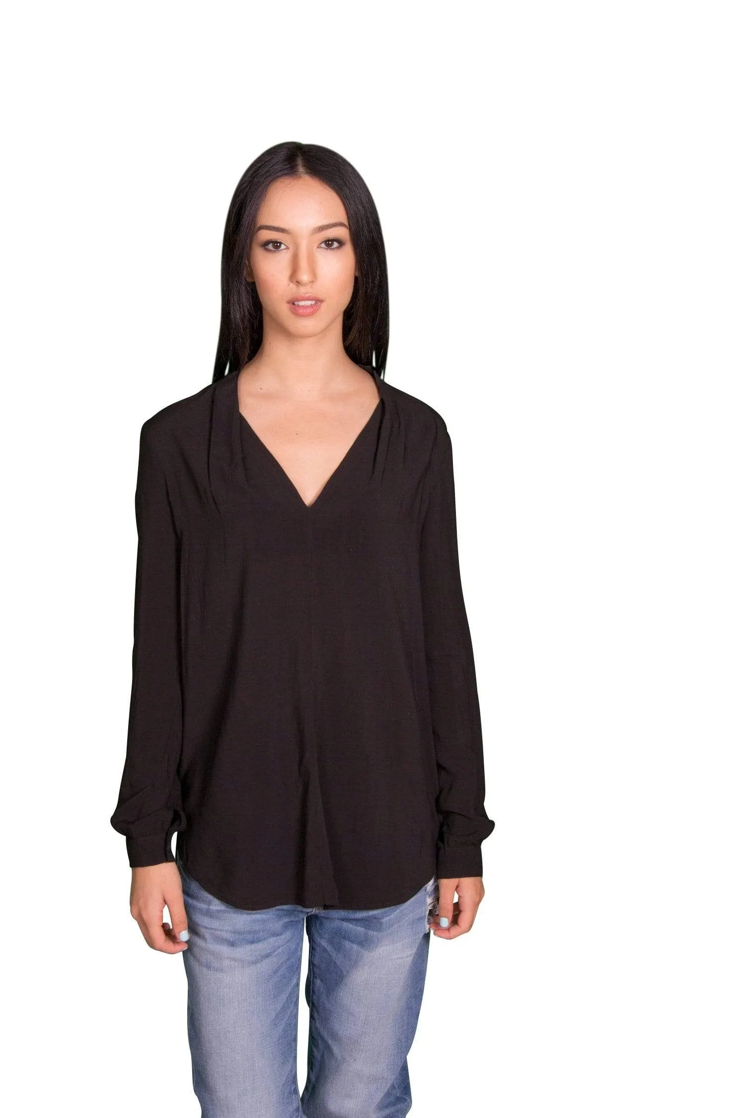 Velvet by Graham & Spencer Sarafina Challis Peasant Tunic