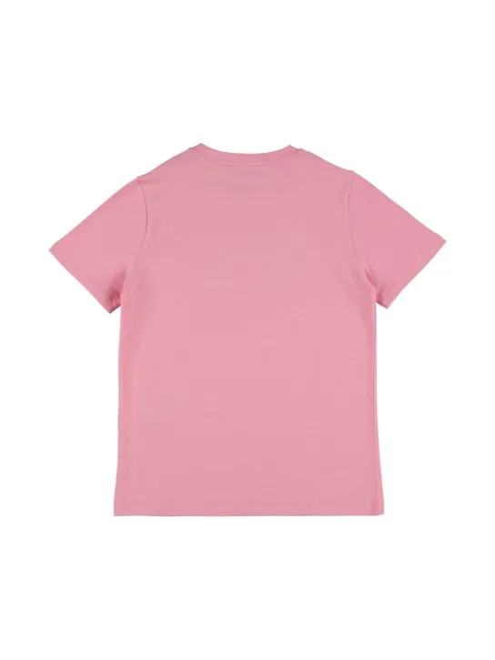 Versace   Logo print cotton jersey t-shirt 