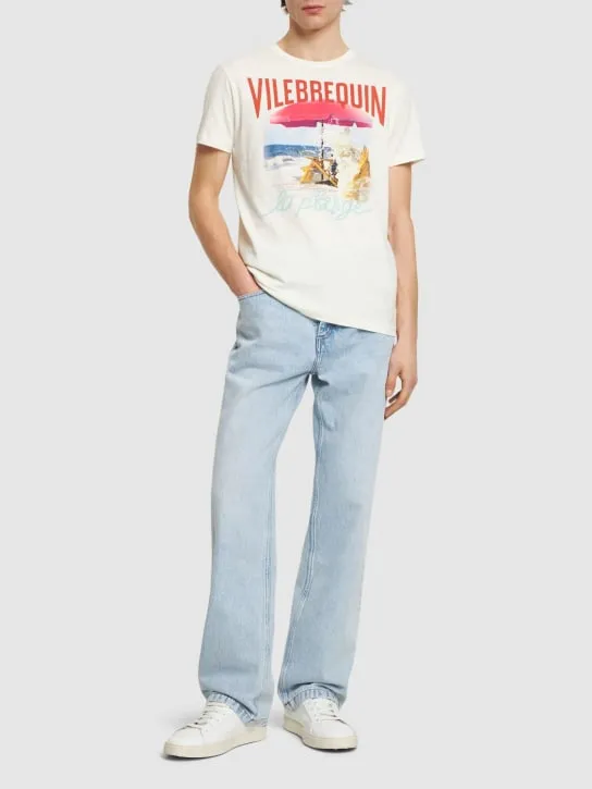 VILEBREQUIN   Logo print cotton jersey t-shirt 