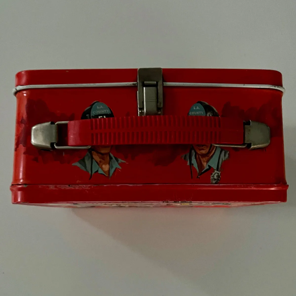 vintage 1973 Emergency Lunch Box with Thermos