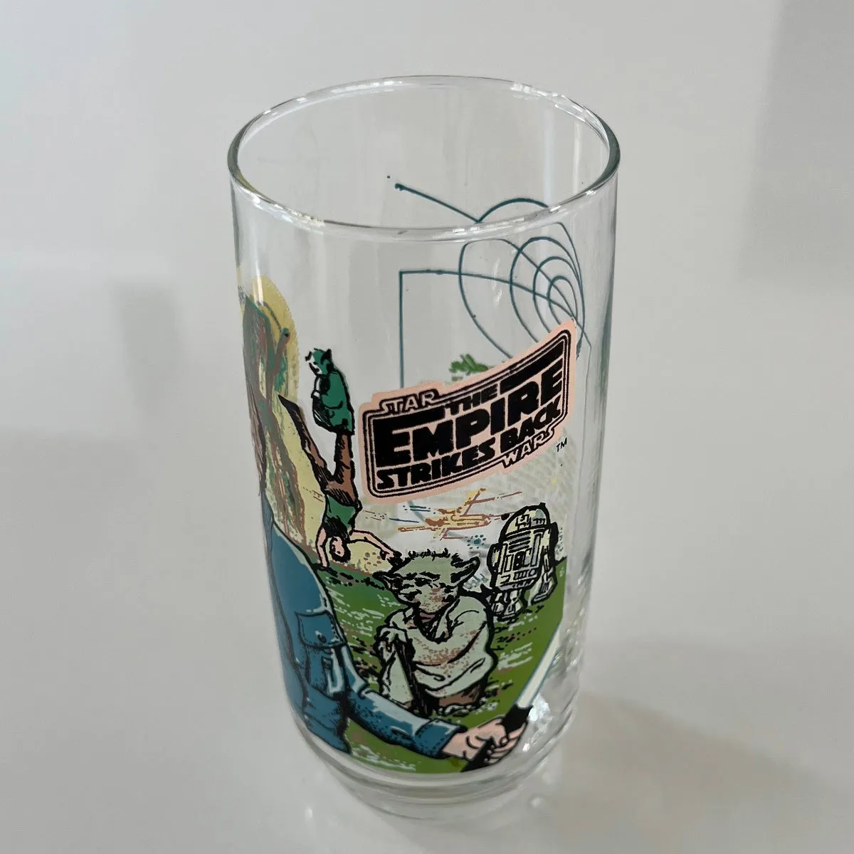 Vintage 1980 Burger King Empire Strikes Back Luke Skywalker Collectible Drinking Glass