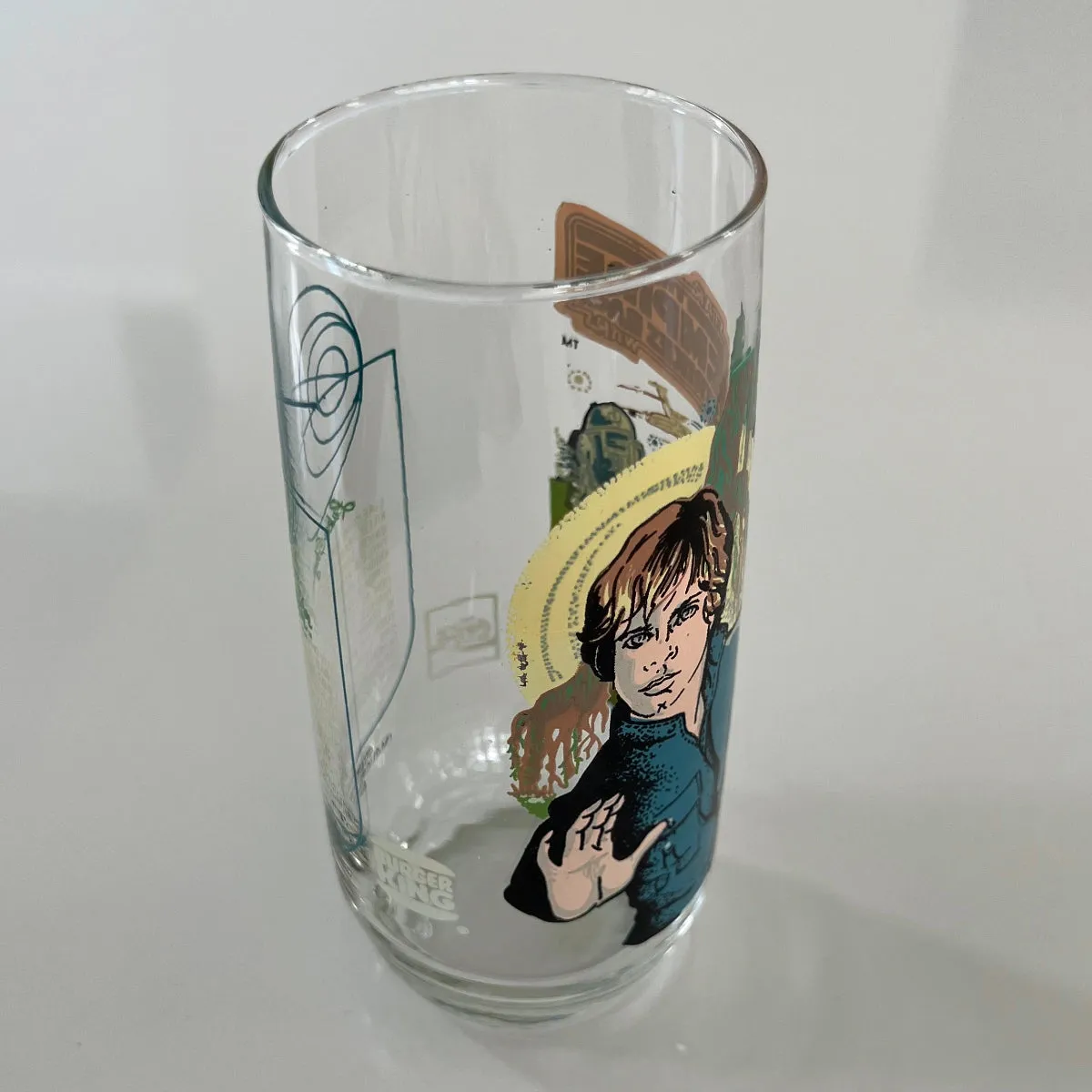 Vintage 1980 Burger King Empire Strikes Back Luke Skywalker Collectible Drinking Glass