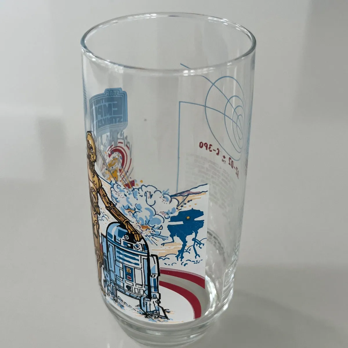 Vintage 1980 Burger King Empire Strikes Back R2-D2 C-3P0 Collectible Drinking Glass