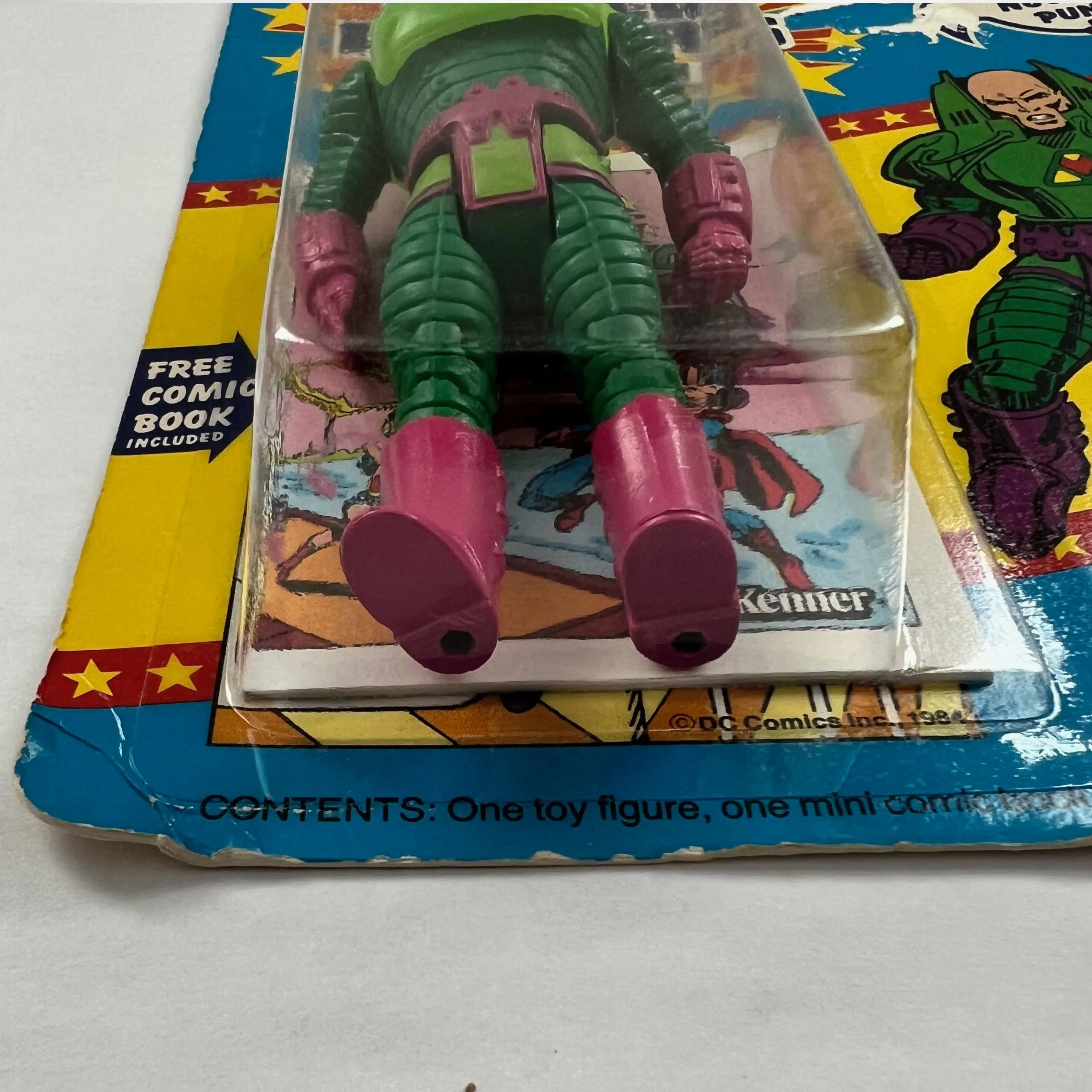 Vintage 1984 Kenner Lex Luthor Action Figure New In Box