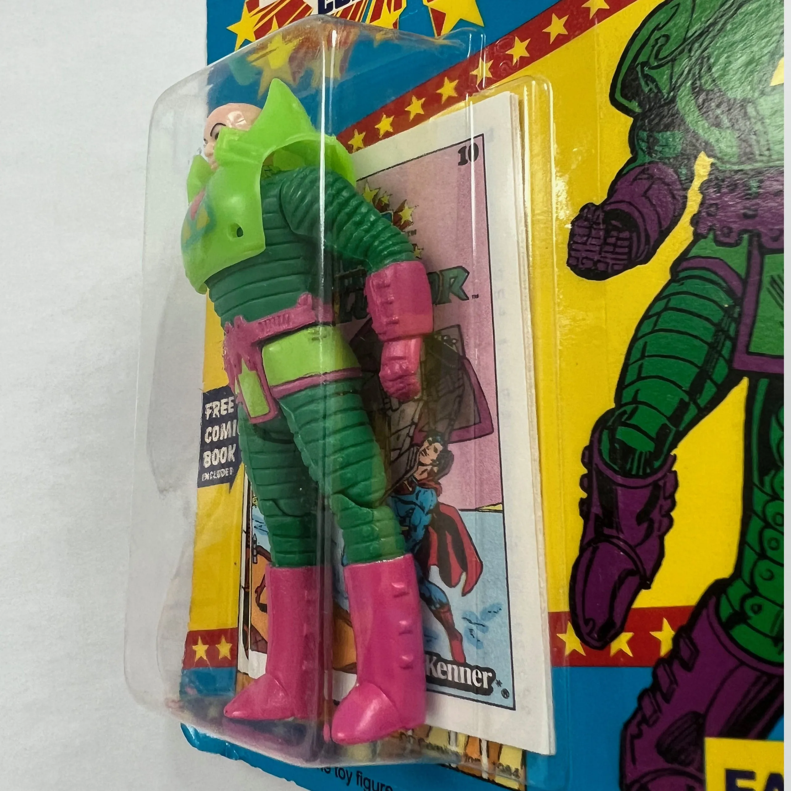 Vintage 1984 Kenner Lex Luthor Action Figure New In Box