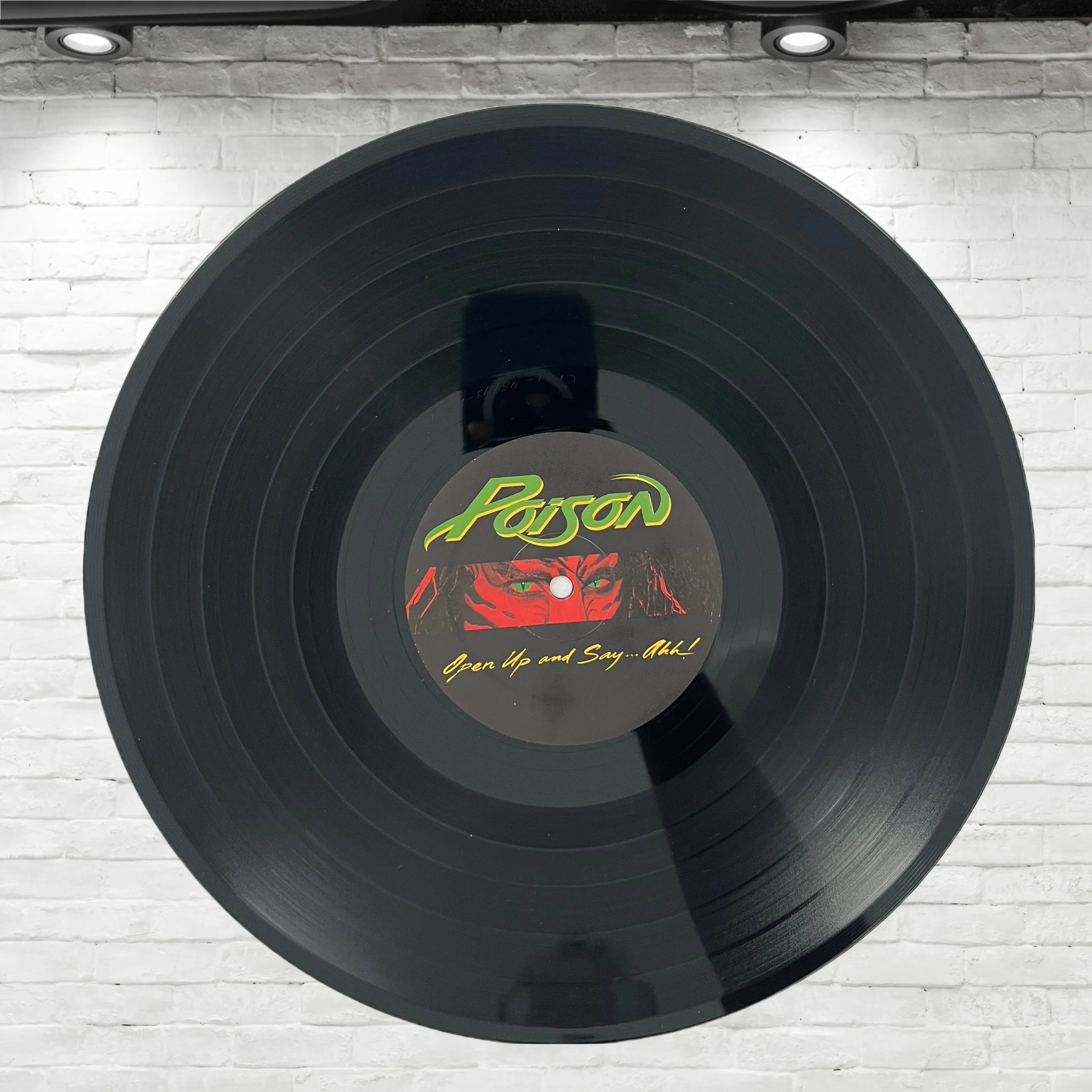 Vintage 1988 Poison Open Up and Say Ahh! Vinyl Album
