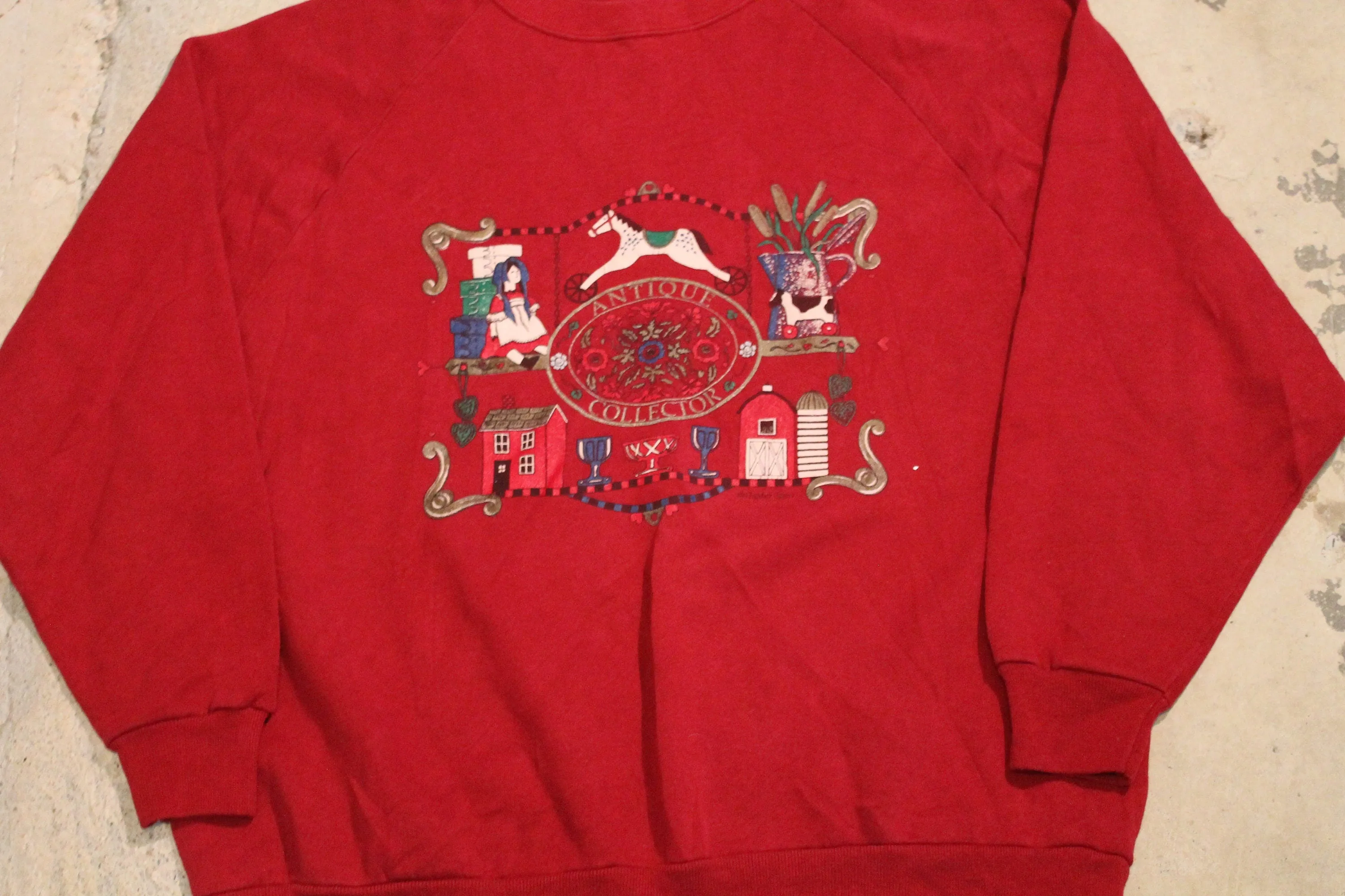 Vintage Antique Collection Graphic Crewneck Sweater