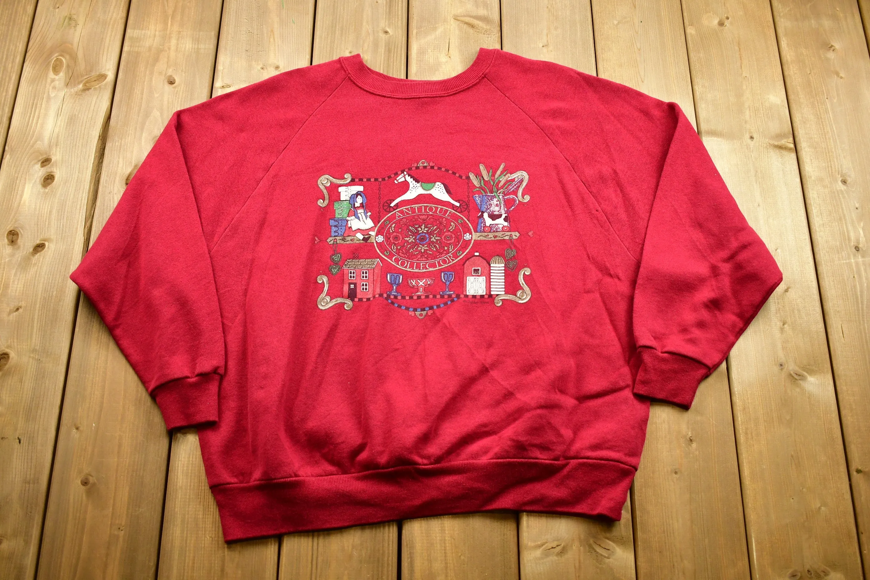 Vintage Antique Collection Graphic Crewneck Sweater