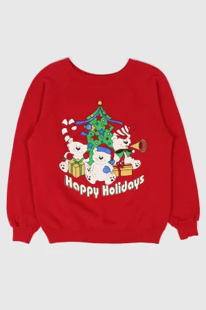 Vintage Happy Holidays Crewneck