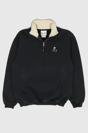 Vintage Mickey Mouse Quarter Zip Jacket