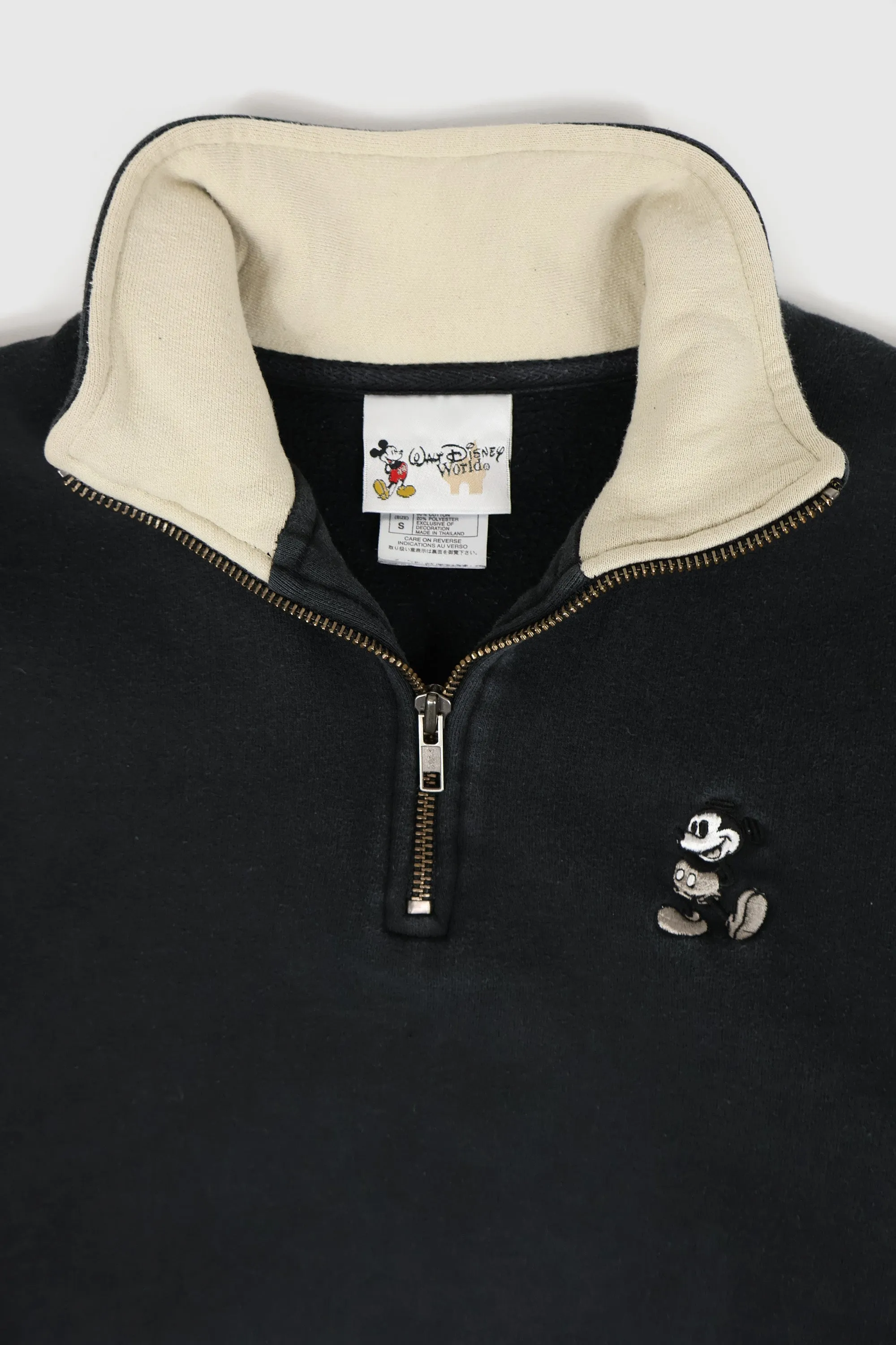 Vintage Mickey Mouse Quarter Zip Jacket