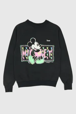 Vintage Mickey Mouse Texas Crewneck