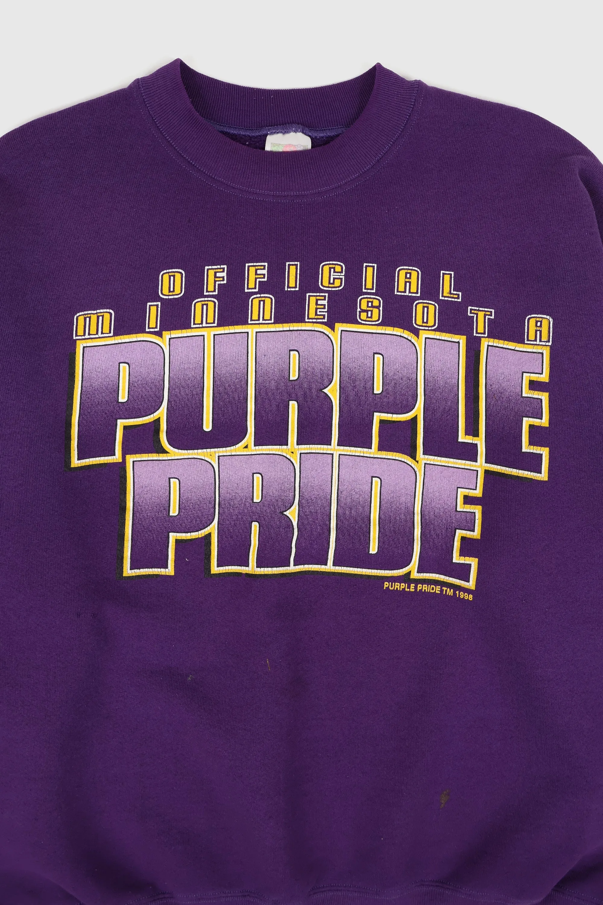 Vintage Minnesota Vikings Purple Pride Crewneck