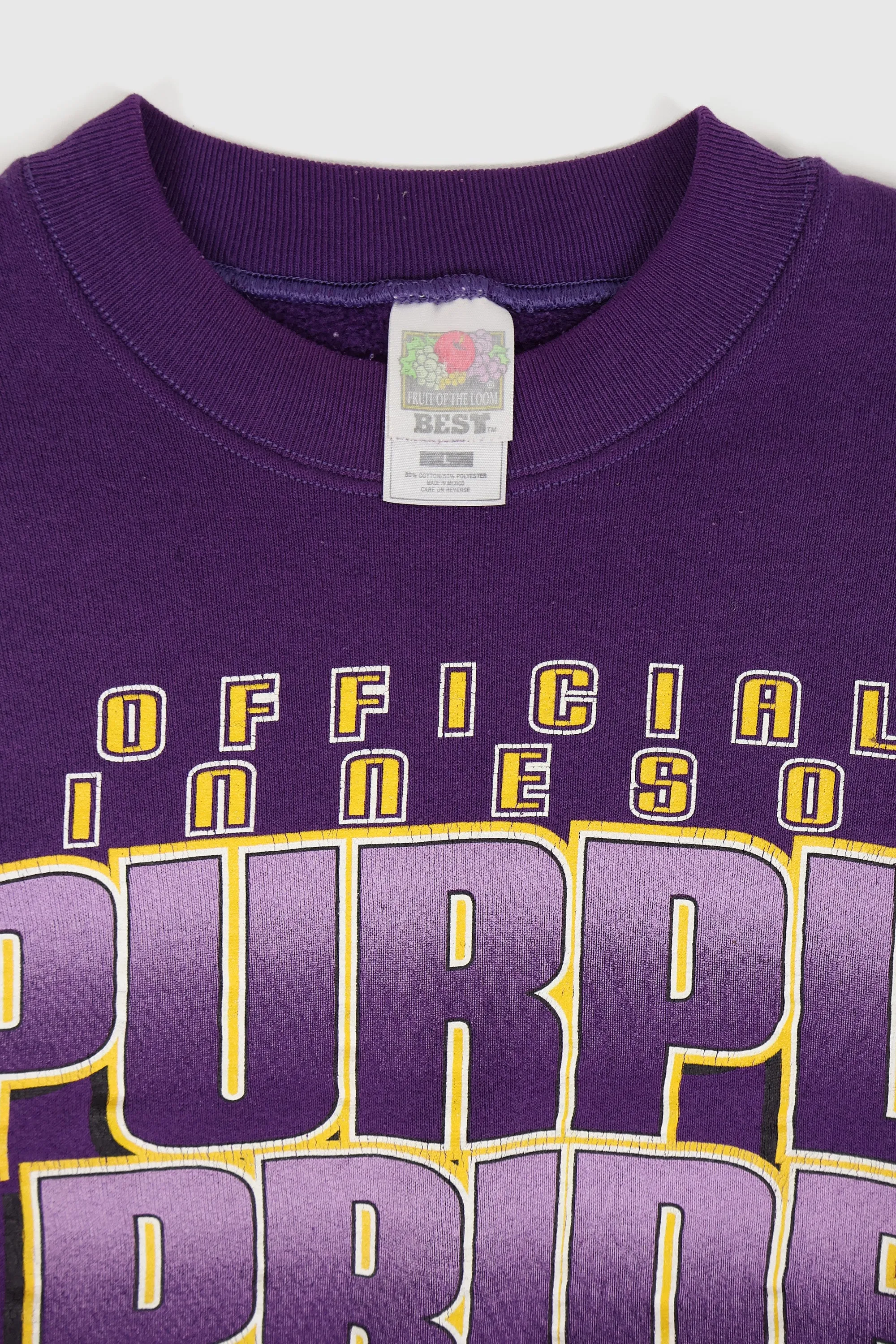 Vintage Minnesota Vikings Purple Pride Crewneck