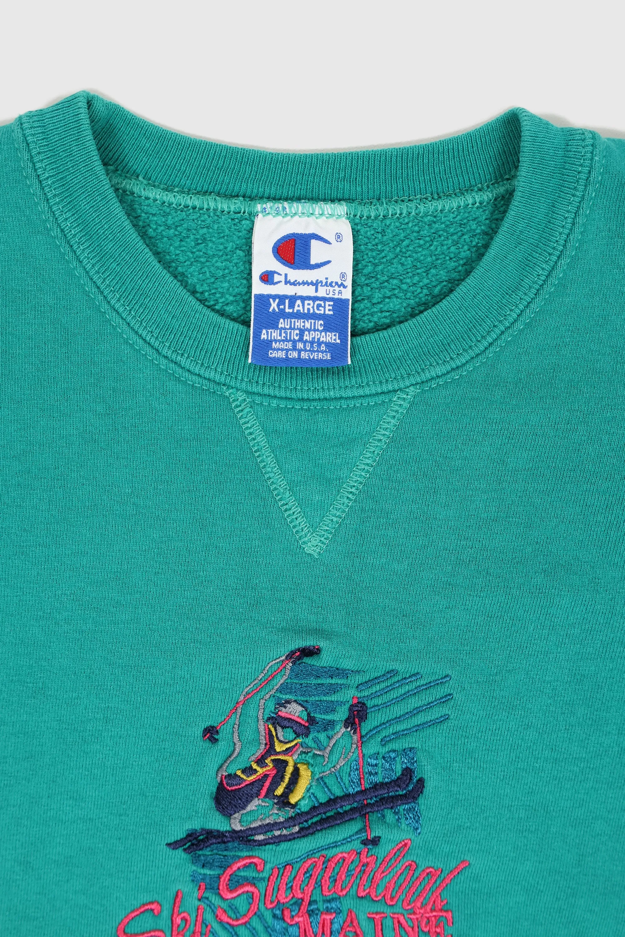 Vintage Ski Sugarloaf Maine Crewneck