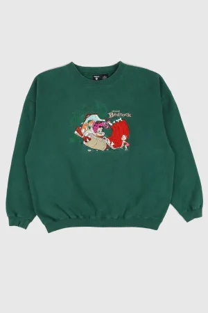 Vintage Visit Bedrock Flintstones Crewneck