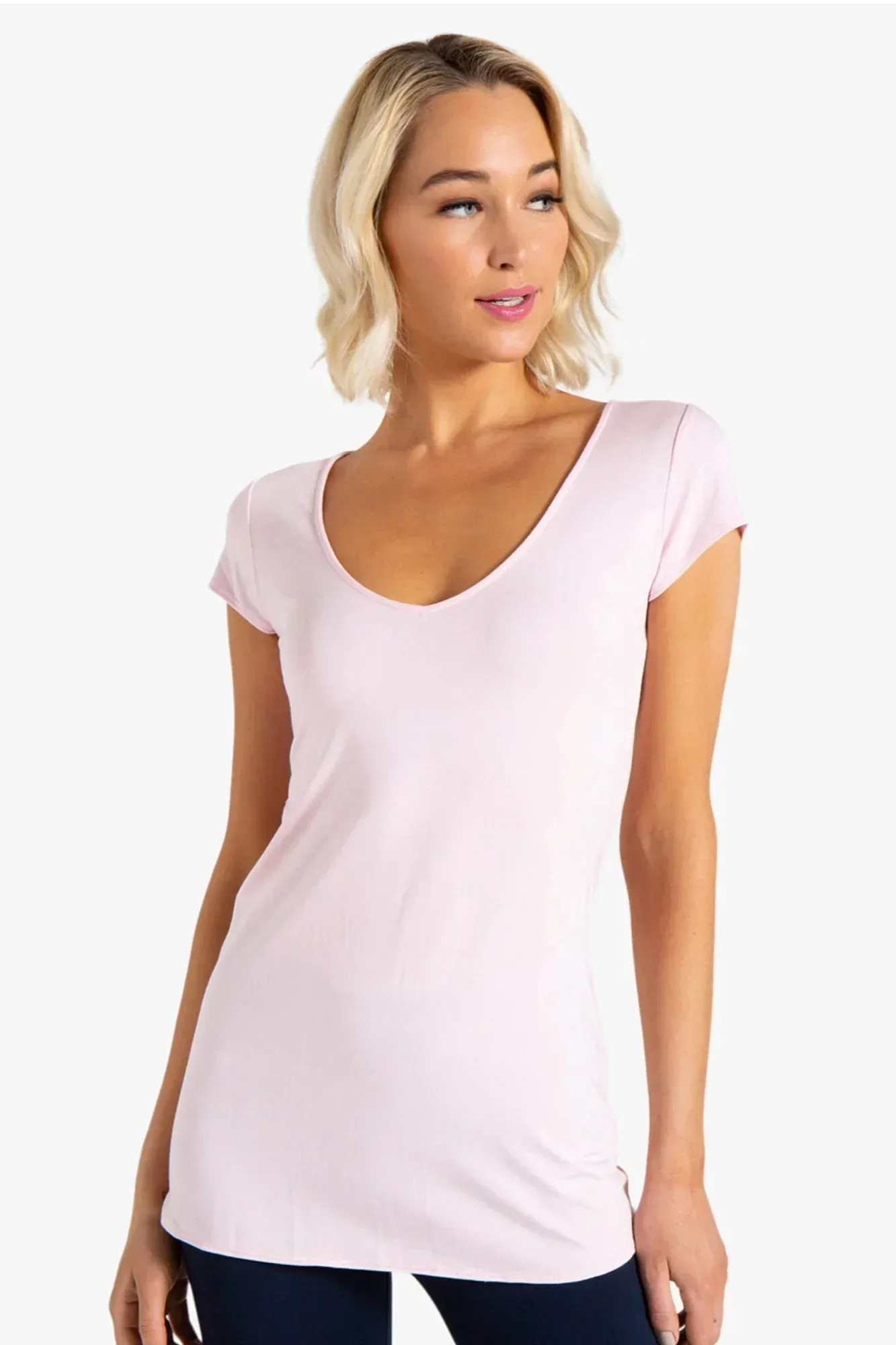 VIRGINIA SHORT SLEEVE TUNIC (PINK)