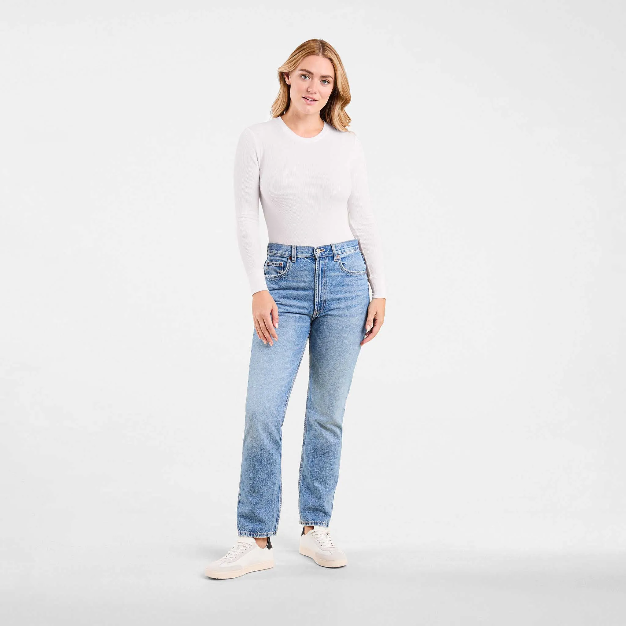Waffle Bodysuit | White