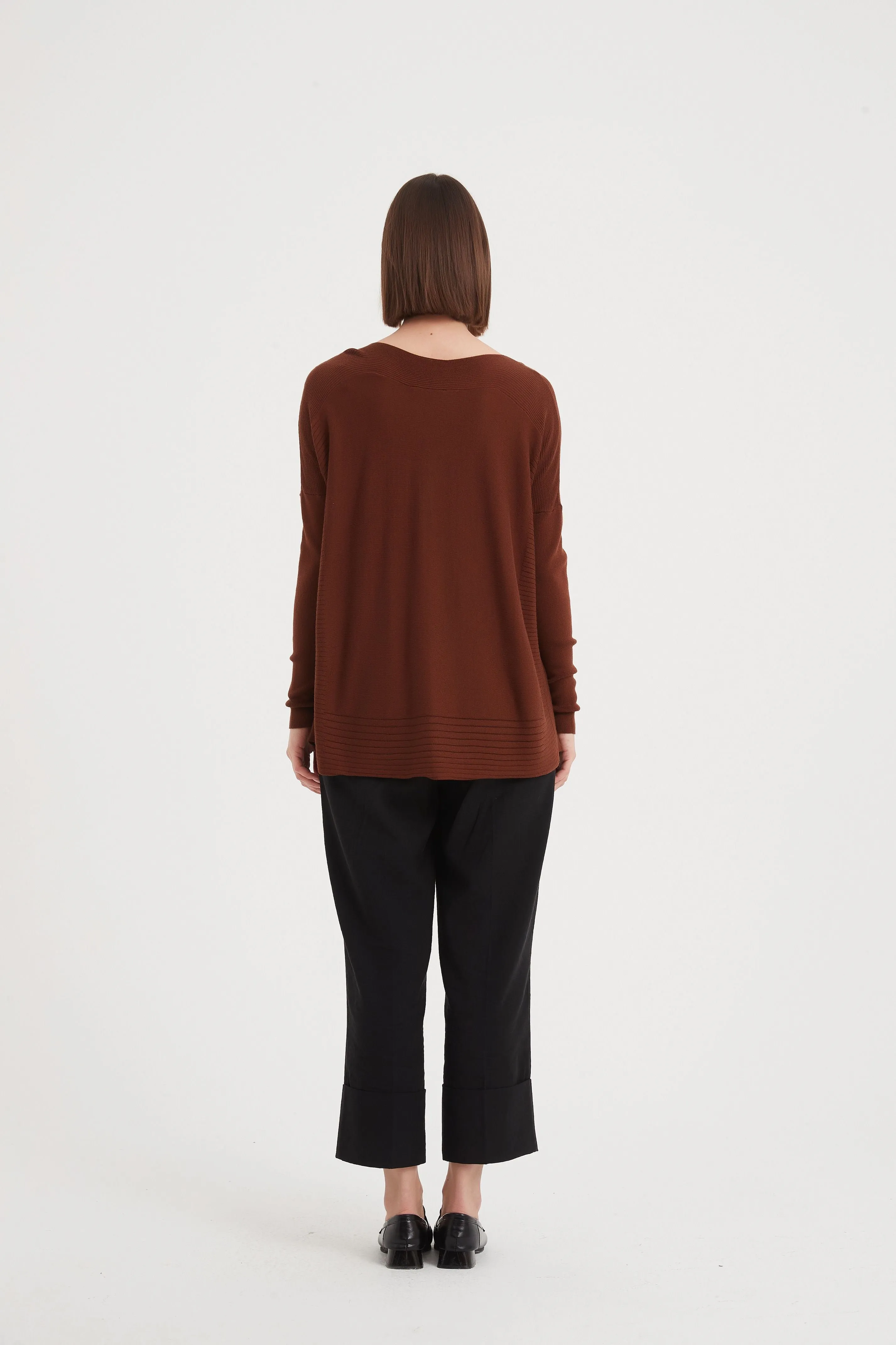 Wide Neck Knit