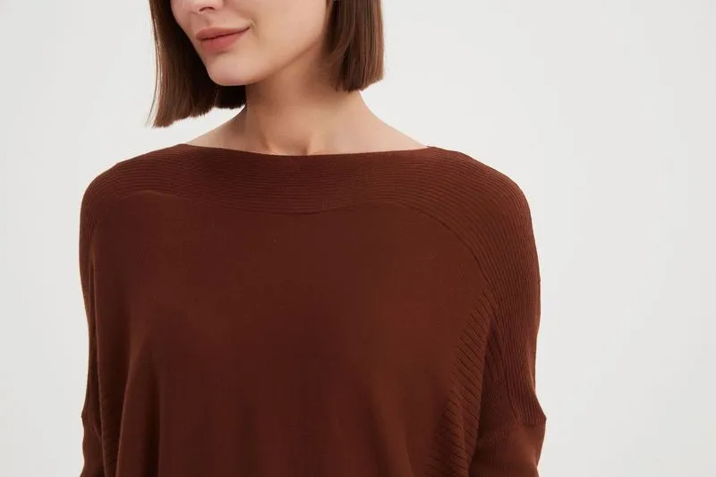 Wide Neck Knit